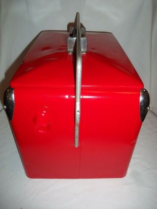 Vintage Restored COCA - COLA Metal Ice Cooler ACTON MFG 12x15x19 
