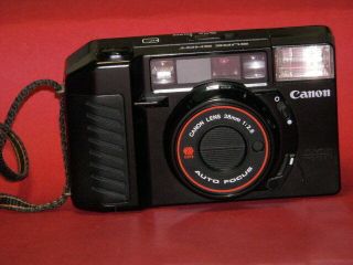 Vintage Canon Sure Shot 35mm Film Camera - Point And Shoot - Auto Focus