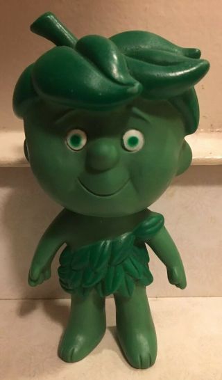 Vintage Jolly Green Giant Little Sprout Doll Rubber Vinyl Figure 6” Tall 70’s