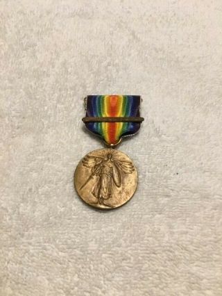 Us Wwi Victory Medal With France Bar Exc. ,