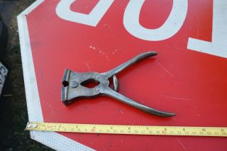 Vintage Starrett Adjustable Jaw Cut Nippers No.  235 7 ,  For Cutting Tile & Mosaic