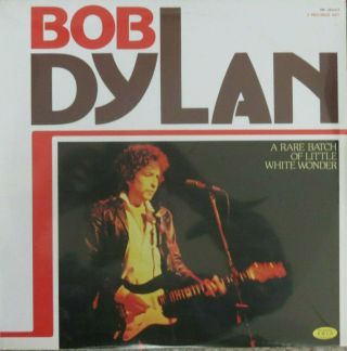 Bob Dylan ‎ A Rare Batch Of Little White Wonder 1981 Italian 2 - Lp Vinyl Set