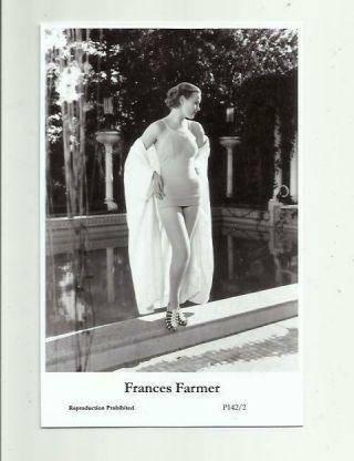 N520) Frances Farmer Swiftsure (p142/2) Photo Postcard Film Star Pin Up