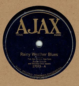 Blues 78 : Monette Moore As Susie Smith & Choo Choo Jazzers On Ajax 17073