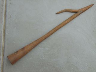 Antique Vintage Forged French Nautical Maritime Fishing Harpoon Head For Display