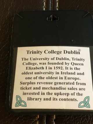 Trinity College Dublin Celtic Enamal Cross Brooch 2