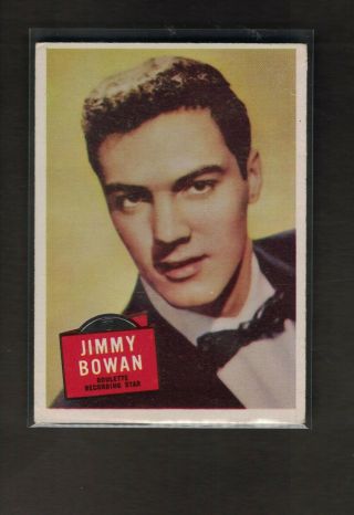 Topps 1957 Hit Stars Trading Card 5 Jimmy Bowen Recording Star