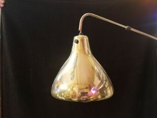 Vintage Mid Century Modern Hershey Kiss Style/tear Drop Brass Hanging Wall Lamp