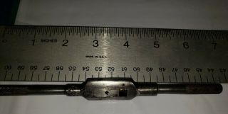 j) Vintage GTD No.  0 Adjustable Tap Handle Wrench Machinist Tool 3