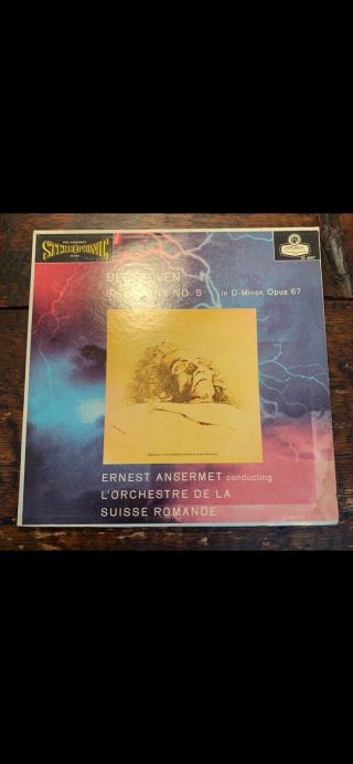 London Lp Bb Cs 6037 Beethoven Sym.  No.  5 In C Major,  Op.  67 Ernest Ansermet