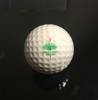 1981 U.  S.  Open – Merion – Vintage Logo Golf Ball