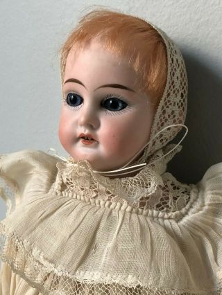 Antique Armand Marseille 15” Doll Leather Body Marked 3200 Germany