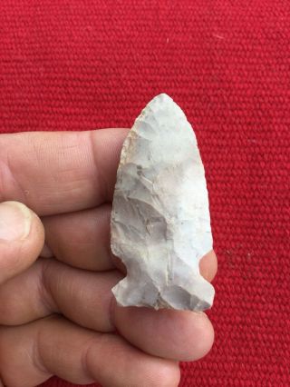 Indian Artifacts / Fine Ohio Side Notch Point / Authentic Arrowheads