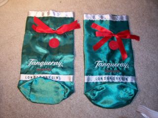 2 Tanqueray Imported London Dry Gin Liquor Bags