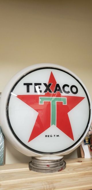 Vintage Texaco Gas Pump Globe -