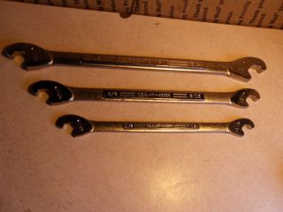 3 Craftsman Extreme Grip Wrench Set Speed Open End 7/16 1/2 9/16 5/8 11/16 3/4