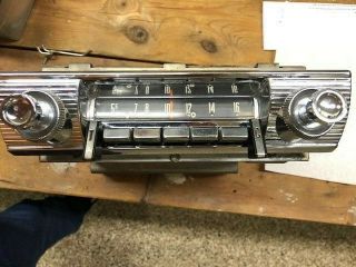 Vintage 1956 Ford Victoria Town And Country Radio
