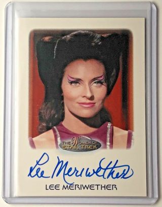 Women Of Star Trek 2010 - Autograph Trading Card - Lee Meriwether As Losira