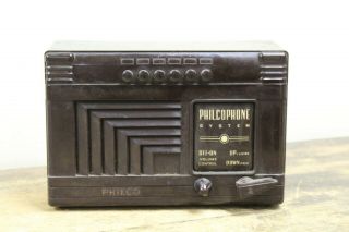 Vintage Philco Philcophone Tube Radio Model 908