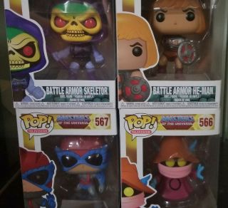 Masters Of The Universe He - Man Funko Pop Set
