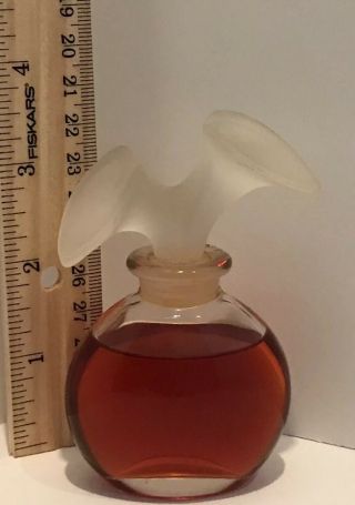 Chloe Lagerfeld Parfum Lily Glass Stopper 1 Fl Oz Vintage Bottle From Late 80s