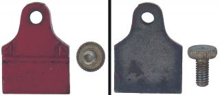 Orig.  Red Screw Lock Cap For Stanley No.  101 Block Plane - W/ Screw - Mjdtoolparts