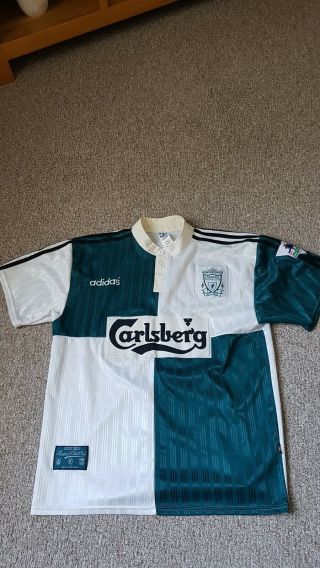 Liverpool Vintage Football Shirt Size Large