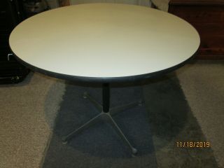 Herman Miller Charles Eames Contract Group Bistro Breakfast Nook Table & Base.
