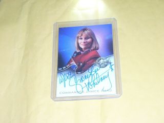 Star Trek Grace Lee Whitney As Commander Janice Rand A7 Auto Card