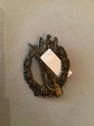 Vintage Wwii German Wehrmacht Infantry Assault Badge Pin