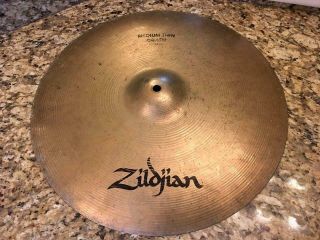 Vintage Zildjian Medium Thin Crash 17” Cymbal W/ Zildjian Case