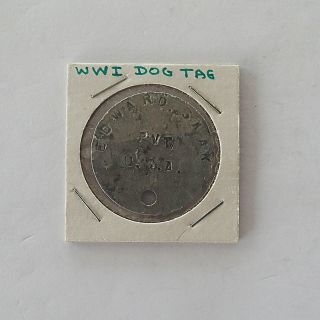 World War 1 (wwi) U.  S.  A.  Dog Tag
