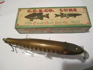 Vintage Fishing Lure Creek Chub Husky Pikie Intro Model Or Close