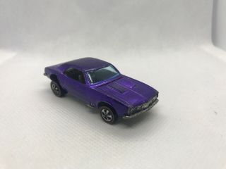 1968 Hot Wheels Redline Custom Camaro Purple Hk