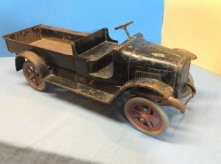 Buddy L 1920 ' s Era Express Body Pick Up Truck Pressed Steel Toy Vintage 2