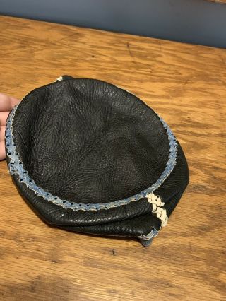 Vintage African Cameroon Men’s Leather Hat