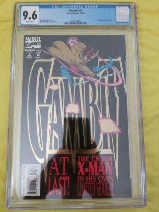 Gambit 1 Cgc 9.  6 (dec 1993,  Marvel)