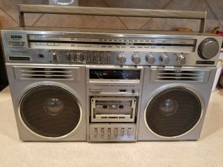 General Electric Ge 3 - 5259a Vintage Old School Boombox