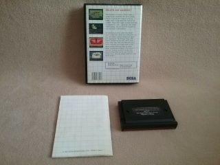 Vintage 1990 SEGA Master System SMS Game Golden Axe Warrior Complete (PAL) 2