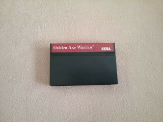 Vintage 1990 SEGA Master System SMS Game Golden Axe Warrior Complete (PAL) 3