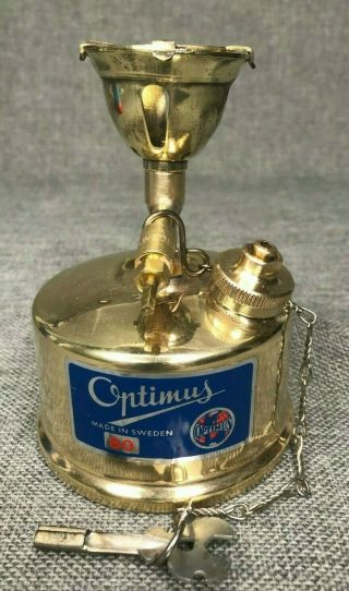 Vintage OPTIMUS 80 Camping Hiking Fishing Stove Made In Sweden 2