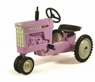 Oliver 1850 (purple) Narrow Front Pedal Tractor By Scale Models