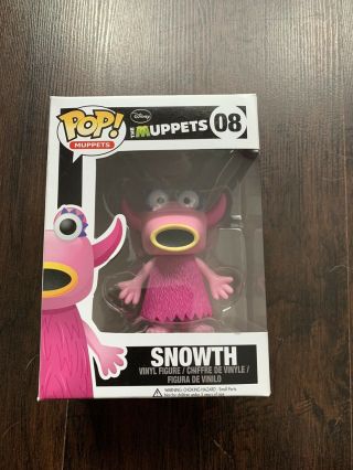 Funko Pop Disney The Muppets Snowth 08 Extremely Rare Nib (1 Of 2)