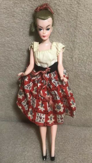 Vintage Barbie Bild Lilli Clone Doll 8 Inches Hard Plastic