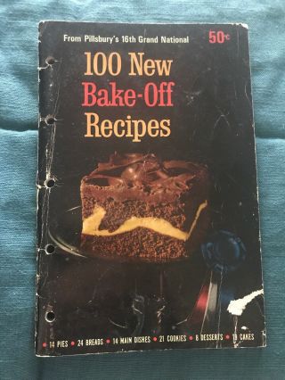 Pillsbury 16th Grand National 100 Bake - Off Recipes 1965