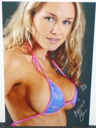 Michelle Baena - Autographed 4x6 Color Photograph 4 - Hot