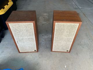 Pair Vintage Ar Acoustic Research Ar - 4x Loudspeakers Speakers Great Sound