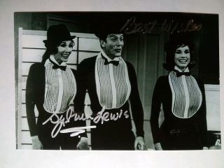 Sylvia Lewis Hand Signed Autograph 4x6 Photo With Dick Van Dyke