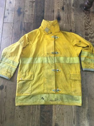 Authentic Vintage Calfire Firefighters Turnout Coat Jacket Toggle 46 Fireman
