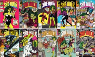 The Sensational She - Hulk 1 2 3 4 5 6 7 8 10 Comics 1st Print Newsstand Tv Movie